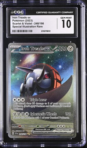 2023 Pokemon Scarlet & Violet Iron Treads ex 248/198 CGC 10 SC1