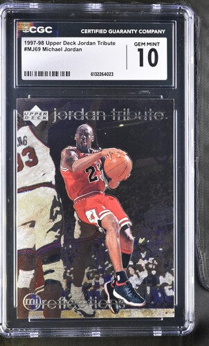1997-98 Upper Deck Jordan Tribute #MJ69 Michael Jordan CGC 10 SC5