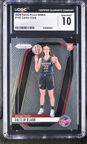 2024 Panini Prizm WNBA #145 Caitlin Clark CGC 10 SC5