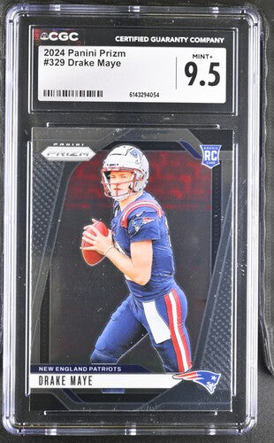 2024 PANINI PRIZM #329 DRAKE MAYE CGC 9.5 SC2