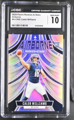 2024 PANINI ROOKIES AND STARS AIRBORNE #A-CWS CALEB WILLIAMS CGC 10 SC2