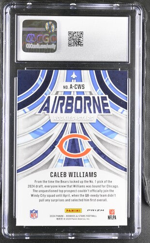 2024 PANINI ROOKIES AND STARS AIRBORNE #A-CWS CALEB WILLIAMS CGC 10 SC2