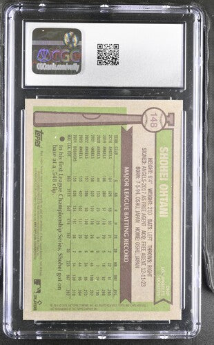 2025 TOPPS HERITAGE #148 SHOHEI OHTANI CGC 9.5 SC4
