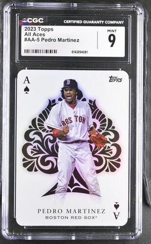 2023 ALL ACES #AA-5 PEDRO MARTINEZ CGC 9 SC4