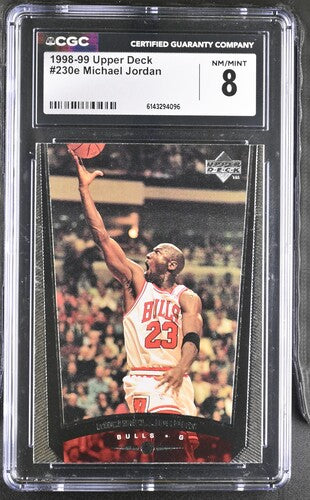 1998-99 Upper Deck #230e Michael Jordan CGC 8 SC5