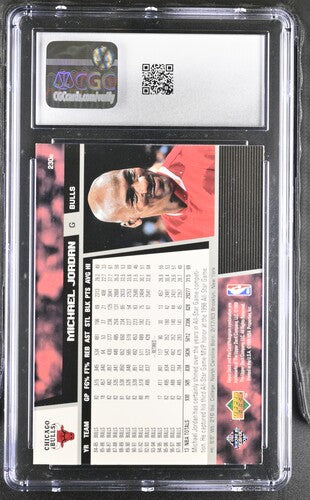 1998-99 Upper Deck #230e Michael Jordan CGC 8 SC5