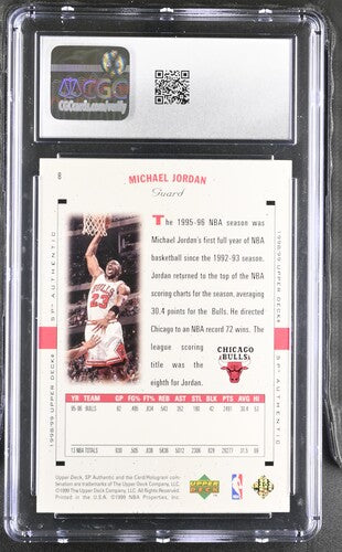 1998-99 SP Authentic #8 Michael Jordan CGC 10 SC5