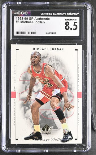 1998-99 SP Authentic #3 Michael Jordan CGC 8.5 SC5