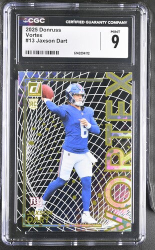 2025 Donruss Vortex #13 Jaxson Dart CGC 9 SC2