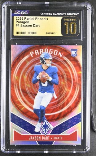 2025 Panini Phoenix Paragon #4 Jaxson Dart CGC Pristine 10 SC2