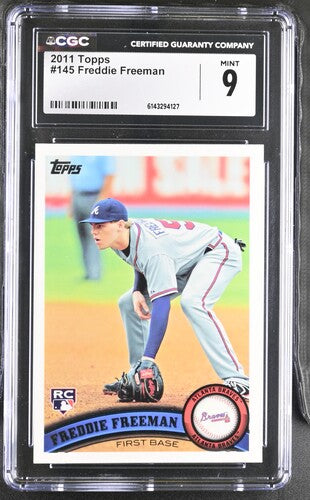 2011 Topps #145 Freddie Freeman CGC 9 SC4