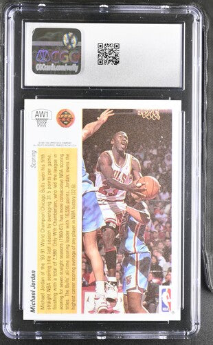 1991-92 Upper Deck Award Winner Holograms #AW1 Michael Jordan Scoring CGC 9 SC5