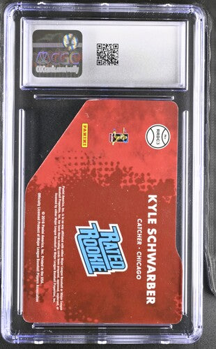 2016 Panini Donruss Rated Rookies Die-Cut #RRDC3 Kyle Schwarber Blue CGC 9 SC4