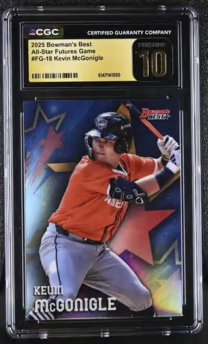 2025 Bowman's Best All-Star Futures Game Kevin McGonigle CGC Pristine 10