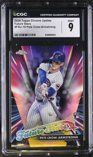 2024 Topps Chrome Update Future Stars #FSU-19 Pete Crow-Armstrong CGC 9 SC4