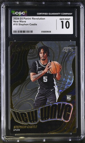 2024-25 Panini Revolution New Wave #18 Stephon Castle CGC 10 SC5