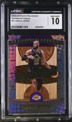 2024-25 Panini Revolution Hardwood Legacy #2 LeBron James CGC 10 SC5