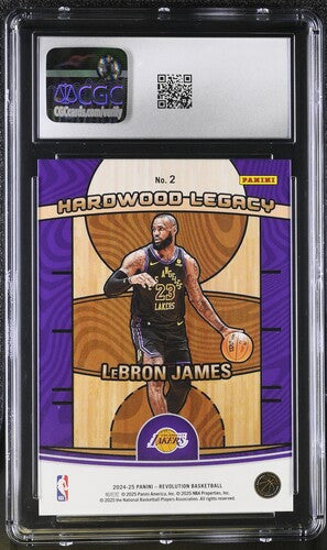 2024-25 Panini Revolution Hardwood Legacy #2 LeBron James CGC 10 SC5
