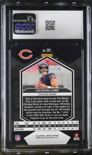 2024 Panini Mosaic #301 Caleb Williams CGC 10 SC2