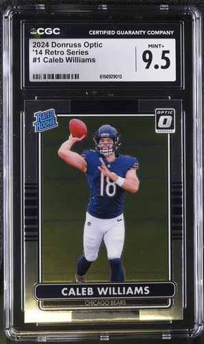 2024 Donruss Optic '14 Retro Series #1 Caleb Williams CGC9.5 SC2