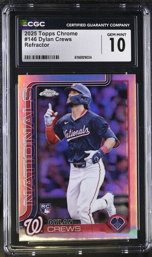 2025 Topps Chrome Dylan Harper Refractor CGC 10 SC4