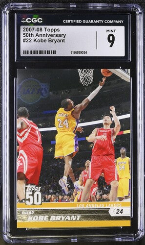 2007-08 Topps 50th Anniversary #22 Kobe Bryant CGC 9 SC5