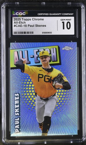 2025 Topps Chrome All-Etch #CAE-18 Paul Skenes CGC 10 SC4