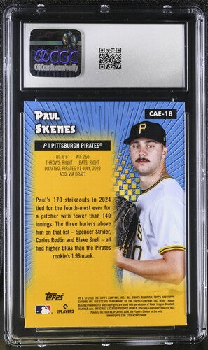 2025 Topps Chrome All-Etch #CAE-18 Paul Skenes CGC 10 SC4