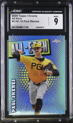 2025 Topps Chrome All-Etch #CAE-18 Paul Skenes CGC 9 SC4