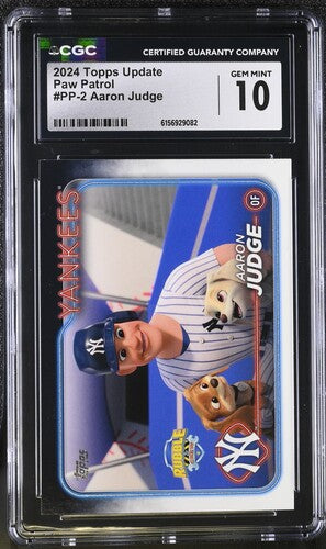 2024 Topps Update Paw Patrol Aaron Judge CGC 10 SC4