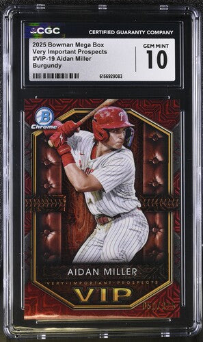 2025 Bowman Mega Box Very Important Prospects #VIP-19 CGC 10 SC4
