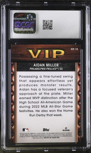 2025 Bowman Mega Box Very Important Prospects #VIP-19 CGC 10 SC4