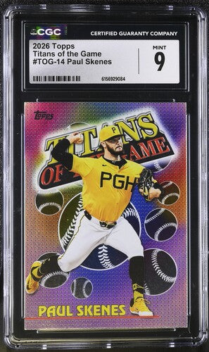 2026 Topps Titans of the Game #TOG-14 Paul Skenes CGC 9 SC4