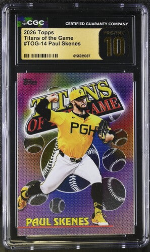 2026 Topps Titans of The Game Paul Skenes CGC 10 Pristine SC4