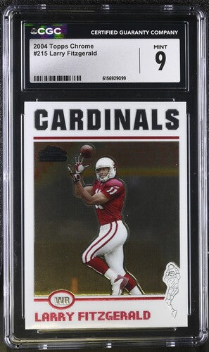2004 Topps Chrome #215 Larry Fitzgerald CGC 9 SC2