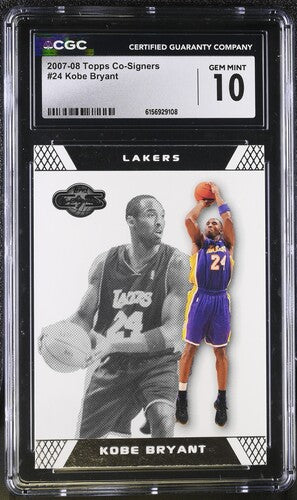 2007-08 Topps Co-Signers #24 Kobe Bryant CGC 10 SC5