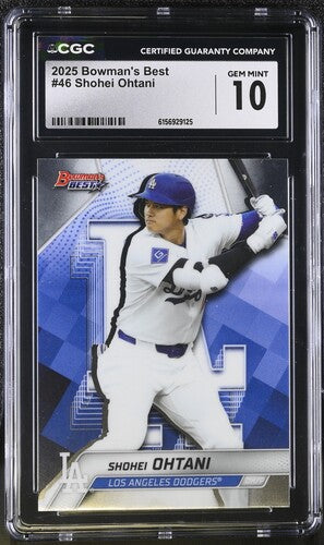 2025 BOWMANS BEST #46 SHOHEI OHTANI CGC 10 SC4