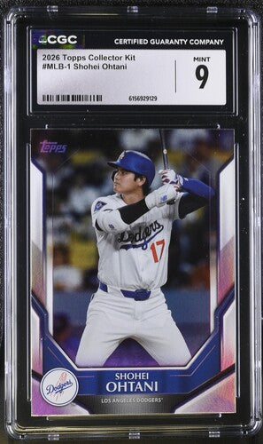 2026 TOPPS COLLECTOR KIT #MLB-1 CGC 9 SC4