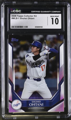 2026 Topps Collector Kit #MLB-1 Shohei Ohtani CGC 10 SC4