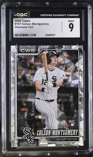 2024 TOPPS #157 COLSON MONTGOMERY DIAMANTE FOIL CGC 9 SC4
