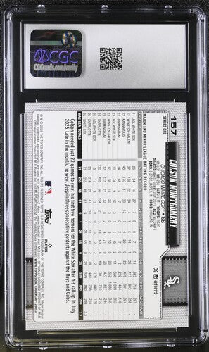 2024 TOPPS #157 COLSON MONTGOMERY DIAMANTE FOIL CGC 9 SC4