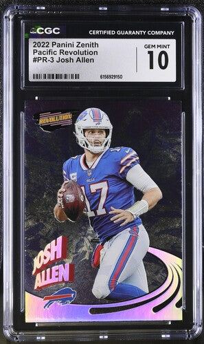 2022 Panini Zenith Pacific Revolution #PR-3 Josh Allen CGC 10 SC2