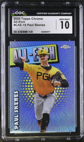 2025 Topps Chrome All-Etch Paul Skenes CGC 10 SC4