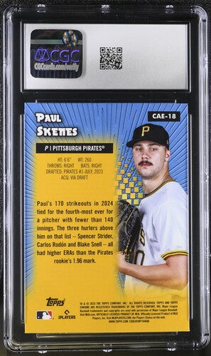 2025 Topps Chrome All-Etch Paul Skenes CGC 10 SC4