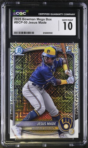 2025 Bowman Mega Box #BCP-50 Jesus Made CGC10 SC5