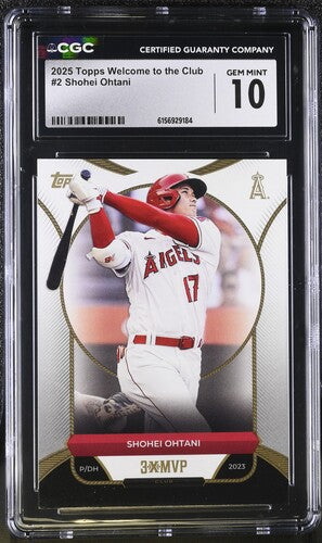 2025 Topps Welcome to the Club #2 Shohei CGC 10 SC4