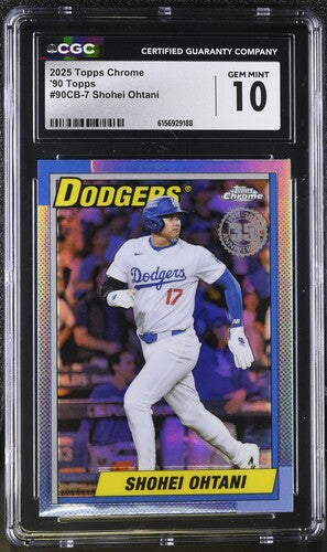 2025 Topps Chrome '90 Topps Shohei Ohtani CGC 10 SC4
