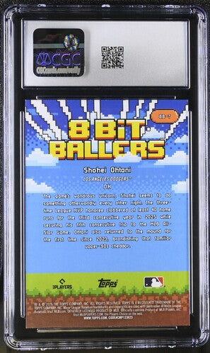 2026 Topps 8-Bit Ballers #8B-7 Shohei Ohtani Celebration Mega Box CGC 10 SC4