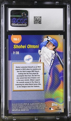 2026 TITANS OF THE GAME #TOG-1 SHOHEI OHTANI CGC 9 SC4