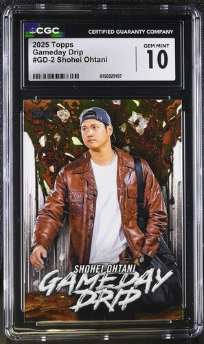 2925 Topps Gameday Drip #GD-2 Shohei Ohtani CGC 10 SC4